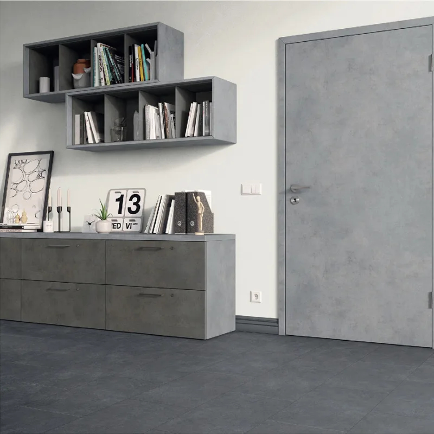 бетон чикаго светло серый egger шкаф